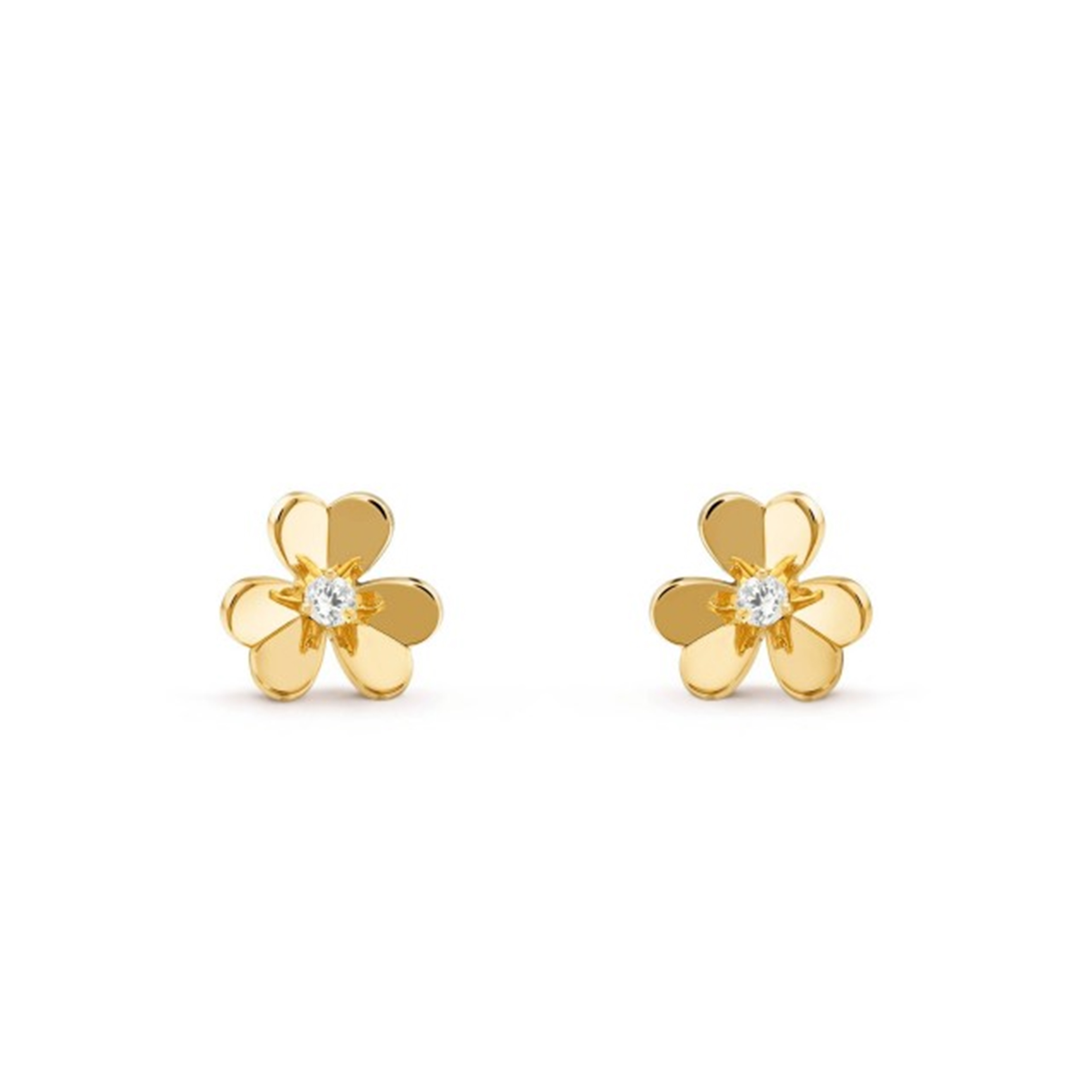 VAN CLEEF ARPELS FRIVOLE EARRINGS, MINI MODEL - YELLOW GOLD, DIAMOND VCARP0J300 VAN CLEEF ARPELS FRIVOLE EARRINGS, MINI MODEL - YELLOW GOLD, DIAMOND VCARP0J300